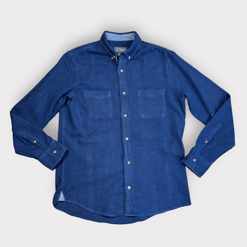 WALLIN & BROS BLACK BUTTON UP SHIRT